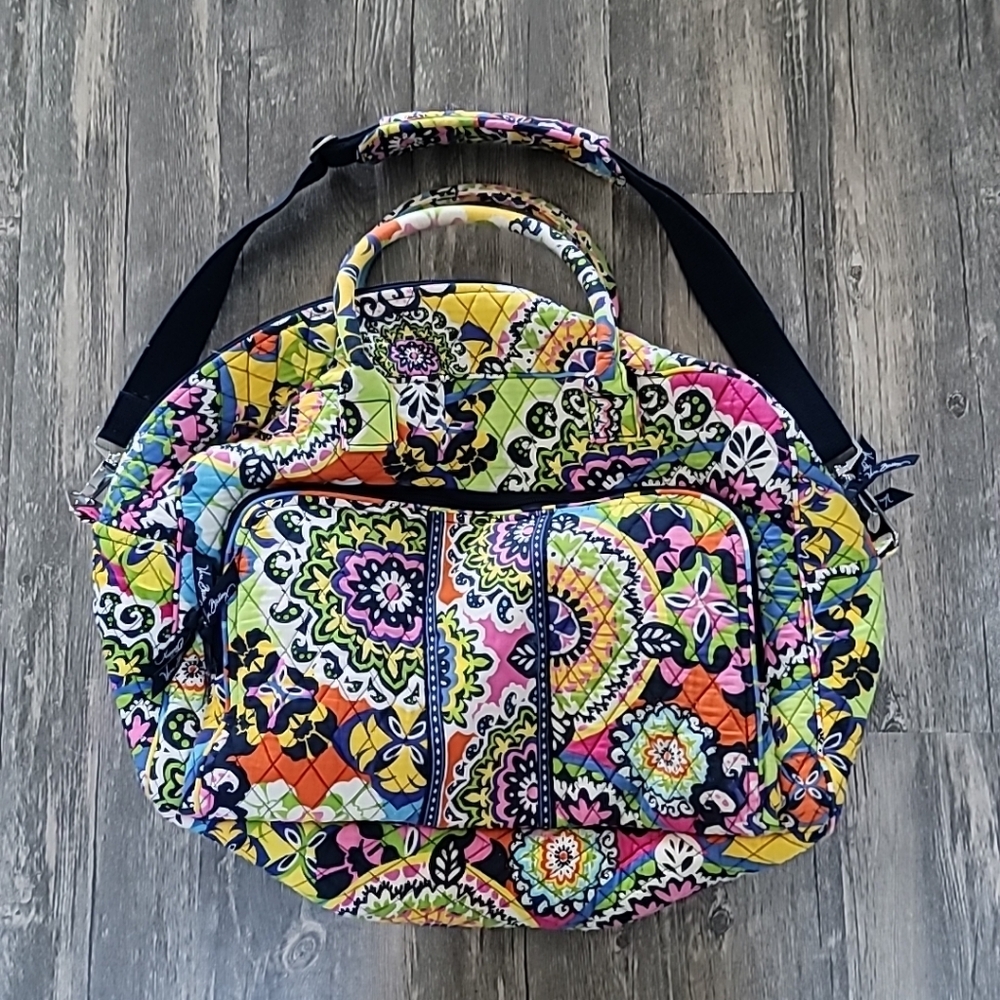 Vera Bradley Beautiful "Rio" Grand Traveler Travel Bag